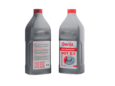 Высокотемпературная тормозная жидкость Gerat DOT 5.1
