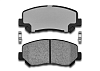 Тормозные колодки Gerat BPF163PG (передние) Low-metallic