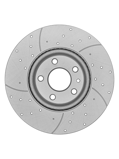 Передний тормозной диск Gerat F437P Platinum