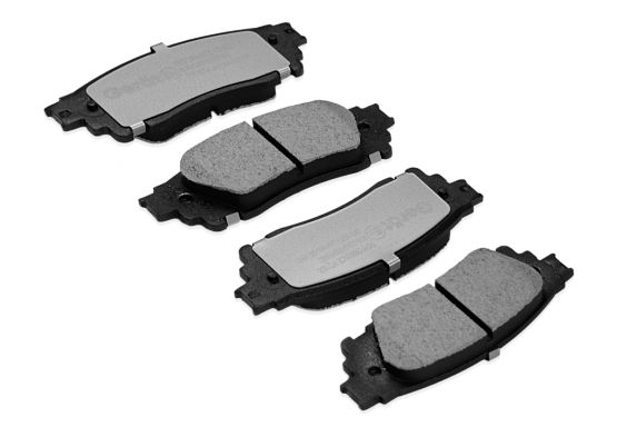 Тормозные колодки Gerat BPR180PG (задние) Low-metallic