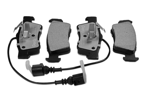 Тормозные колодки Gerat BPR161PG (задние) Low-metallic