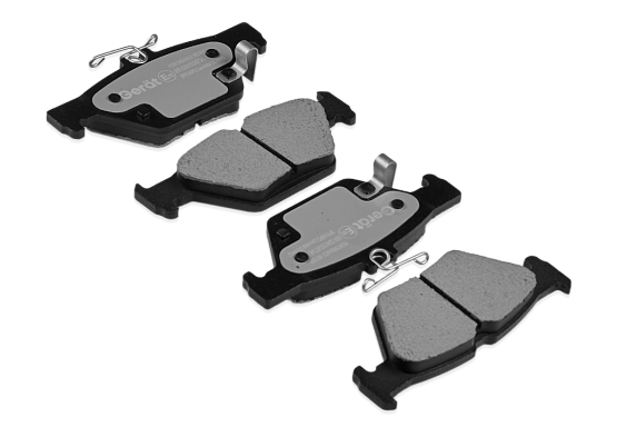 Тормозные колодки Gerat BPR146PG (задние) Low-metallic