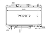 Радиатор охлаждения двигателя Gerat TY122E2