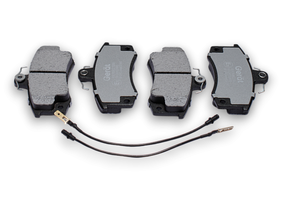 Тормозные колодки Gerat BPF147PG (передние) Low-metallic