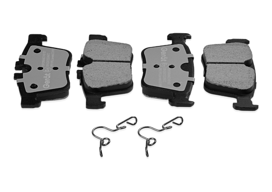 Тормозные колодки Gerat BPR111PG (задние) Low-metallic