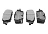 Задние тормозные колодки Gerat BPR217PG Low-metallic