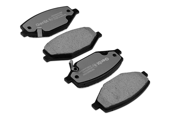 Тормозные колодки Gerat BPF293PG (передние) Low-metallic