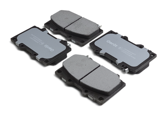 Тормозные колодки Gerat BPF003PG (передние) Low-metallic