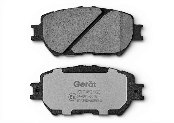 Тормозные колодки Gerat BPF012PG (передние) Low-metallic
