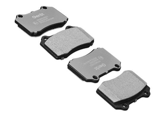 Задние тормозные колодки Gerat BPR215PG Low-metallic