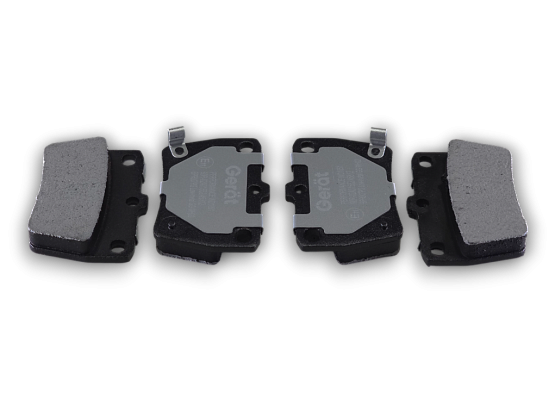 Тормозные колодки Gerat BPR007PG (задние) Low-metallic