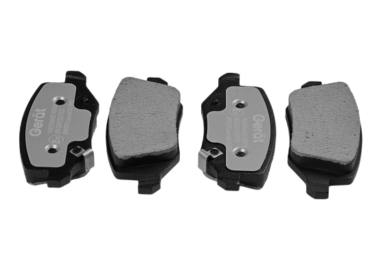Тормозные колодки Gerat BPR157PG (задние) Low-metallic
