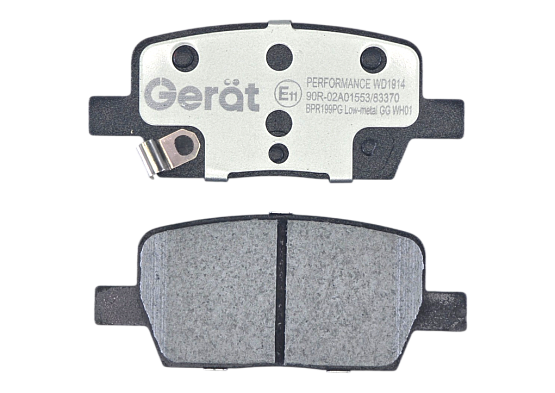 Тормозные колодки Gerat BPR199PG (задние)