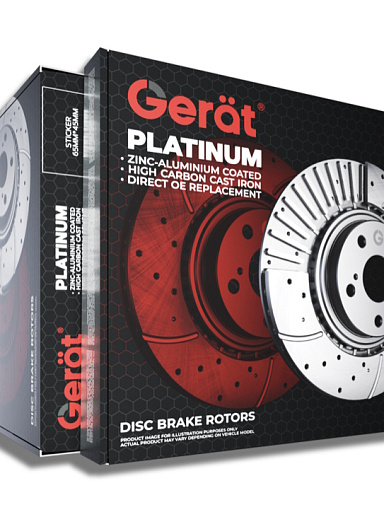 Задний тормозной диск Gerat R333P Platinum