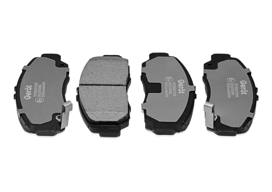 Тормозные колодки Gerat BPF225PG (передние) Low-metallic