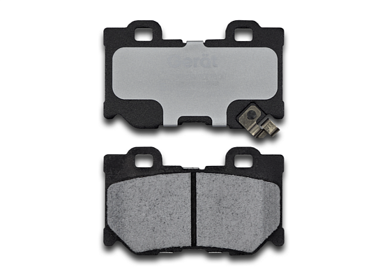 Тормозные колодки Gerat BPR095PG (задние) Low-metallic