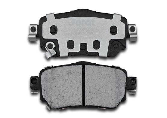 Тормозные колодки Gerat BPR077PG (задние) Low-metallic