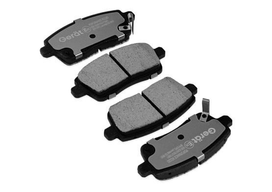 Тормозные колодки Gerat BPR151PG (задние) Low-metallic
