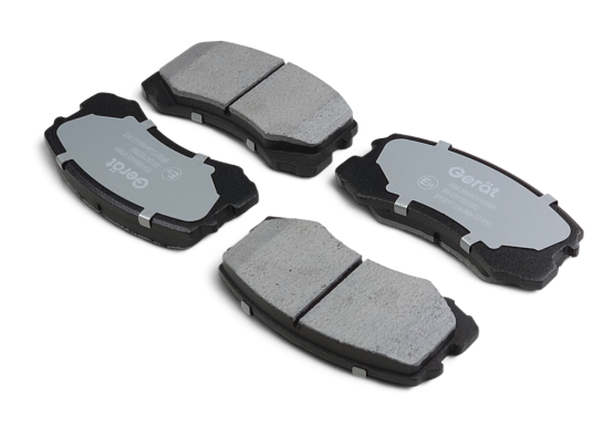 Тормозные колодки Gerat BPF081PG (передние) Low-metallic