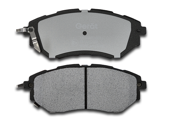Тормозные колодки Gerat BPF037PG (передние) Low-metallic
