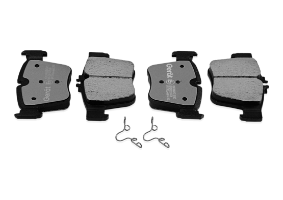 Тормозные колодки Gerat BPR117PG (задние) Low-metallic