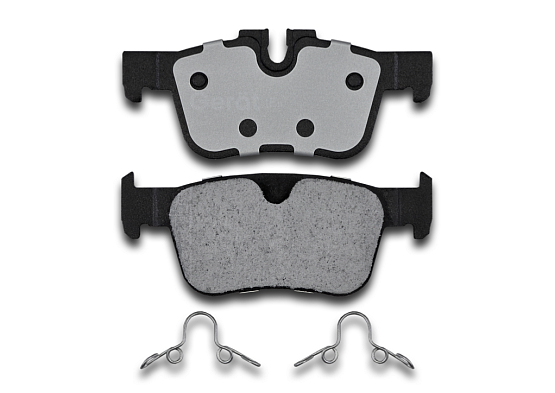 Задние тормозные колодки Gerat BPR160PG Low-metallic