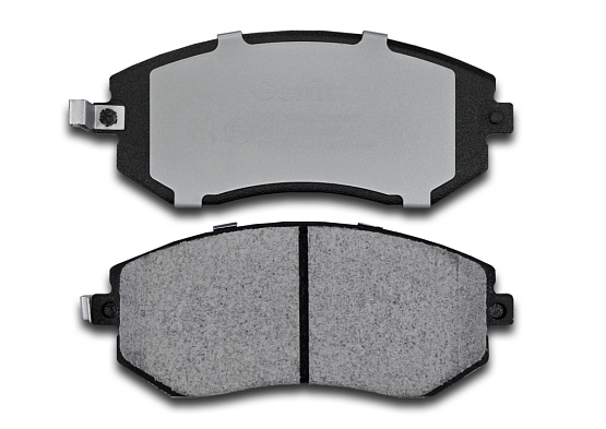 Тормозные колодки Gerat BPF033PG (передние) Low-metallic