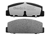 Задние тормозные колодки Gerat BPR068PG Low-metallic
