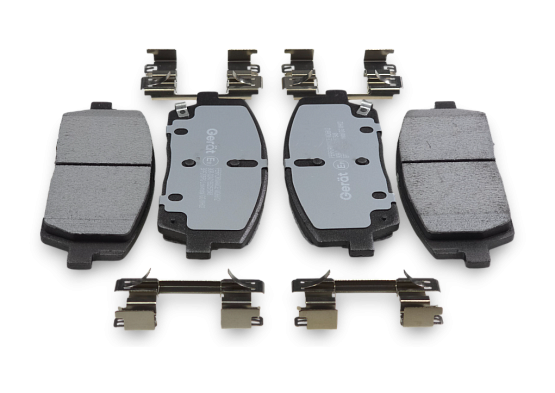 Тормозные колодки Gerat BPF205PG (передние) Low-metallic