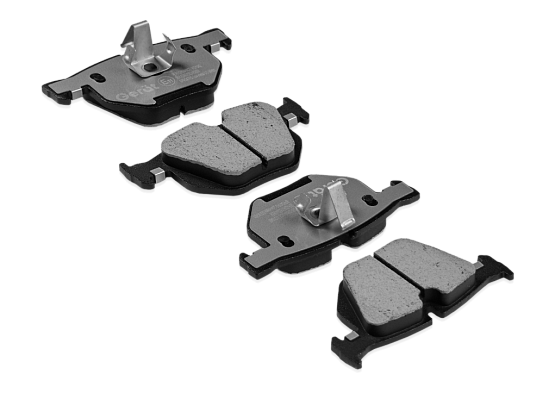 Тормозные колодки Gerat BPR047PG (задние) Low-metallic