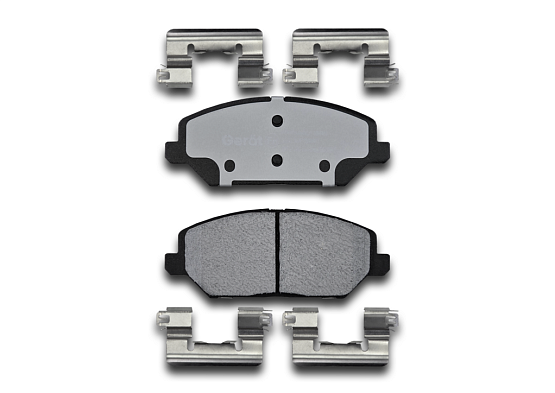 Тормозные колодки Gerat BPF211PG (передние) Low-metallic