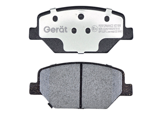 Тормозные колодки Gerat BPF332PG (передние)