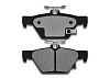 Тормозные колодки Gerat BPR146PG (задние) Low-metallic