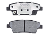 Задние тормозные колодки Gerat BPR204PG Low-metallic