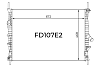 Радиатор охлаждения двигателя Gerat FD107E2