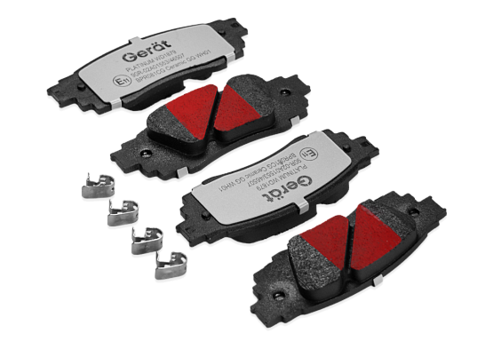 Тормозные колодки Gerat BPR081CG (задние) Ceramic