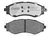 Передние тормозные колодки Gerat BPF158PG Low-metallic
