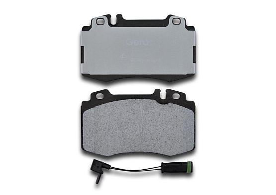 Тормозные колодки Gerat BPF077PG (передние) Low-metallic