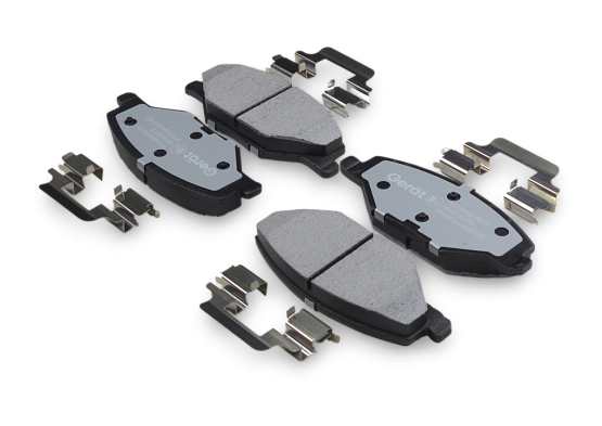 Тормозные колодки Gerat BPF183PG (передние) Low-metallic