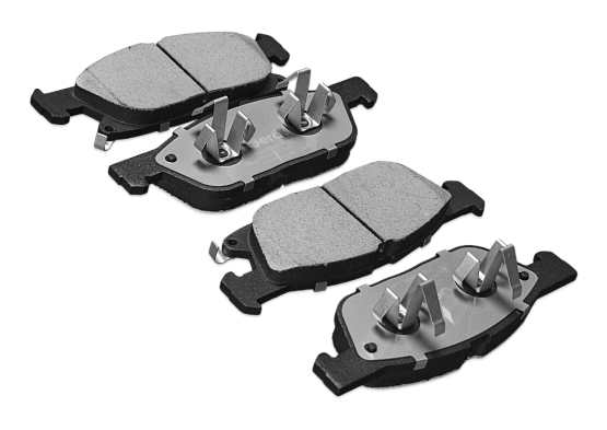 Передние тормозные колодки Gerat BPF377PG Low-metallic