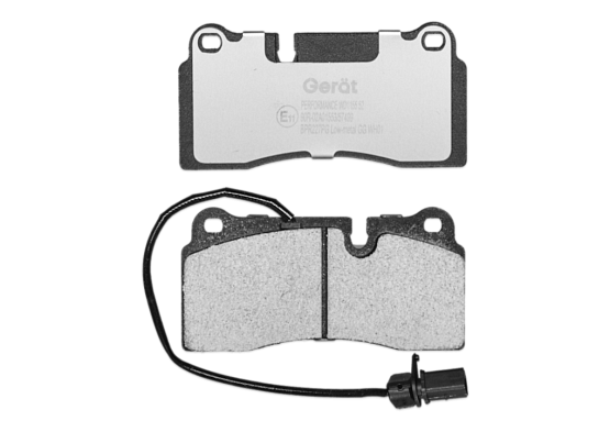 Задние тормозные колодки Gerat BPR227PG Low-metallic