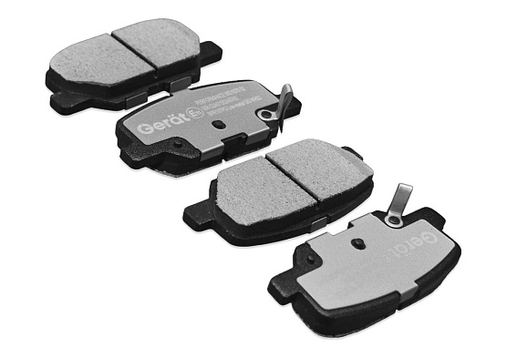 Задние тормозные колодки Gerat BPR107PG Low-metallic