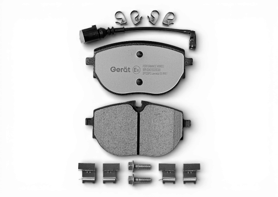 Тормозные колодки Gerat BPF326PG (передние) Low-metallic