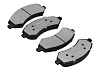 Передние тормозные колодки Gerat BPF370PG Low-metallic