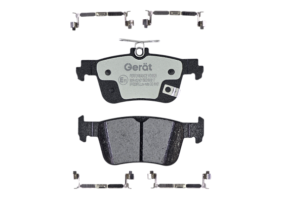 Тормозные колодки Gerat BPR208PG (задние)