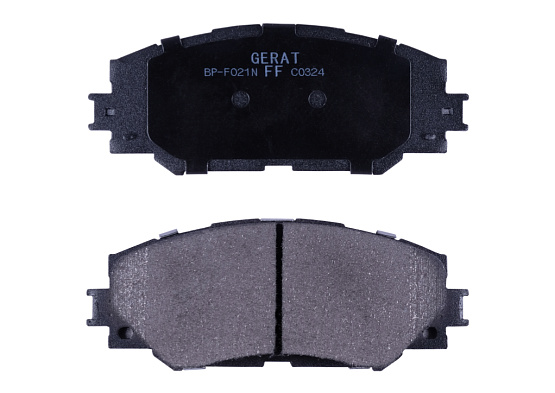 Тормозные колодки Gerat BP-F021P (передние) Low-metallic