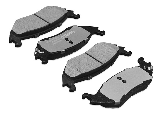 Задние тормозные колодки Gerat BPR222PG Low-metallic