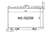 Радиатор охлаждения двигателя Gerat NS-112/2R