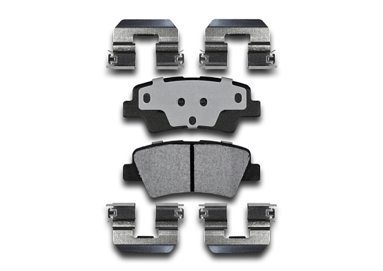 Тормозные колодки Gerat BPR064PG (задние) Low-metallic