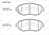 Тормозные колодки Gerat BP-F013N (передние) Normal